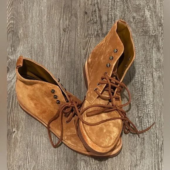 Jenni Kayne Brown Lace Up Boots - Picture 8 of 15